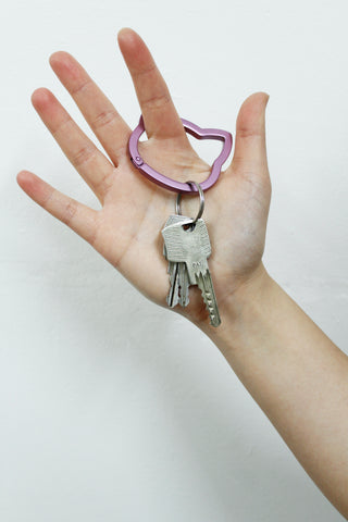 Mousqueton Chat Rose et Turquoise