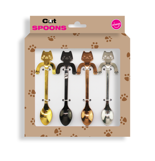 Cuillères à Café Chaton (x4)