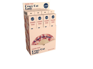 Éventail Crazy Cat Lady