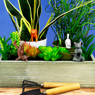 Marqueurs Pot de Fleur Yoga Chat (x4)