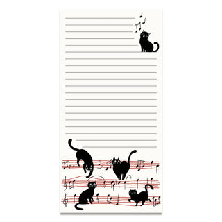 Bloc notes magnetiques partitions pour chatons