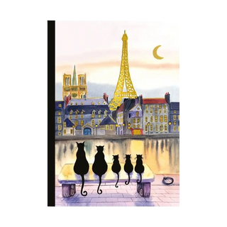 Carnet A5 Chats Noir de Paris