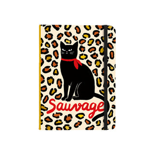Carnet élastique A6 Sauvage