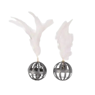 Jouet Lot de 2 Balles avec Plume