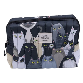 Grande trousse matelassee Les Matous