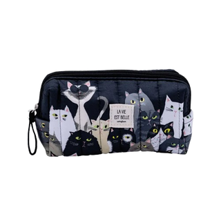 Petite trousse matelassee Les Matous