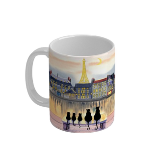 Mug Chats noirs de Paris